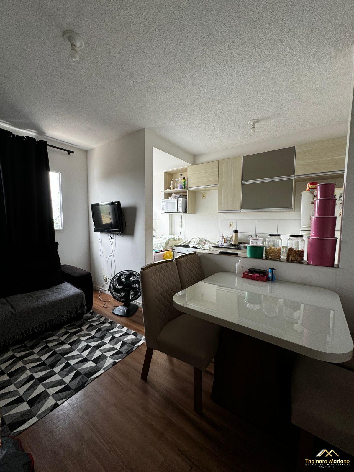 Apartamento com 2 quartos, 47m², à venda em Serra, Residencial Centro da Serra - THAINARA MARIANO NEGÓCIOS IMOBILIÁRIOS